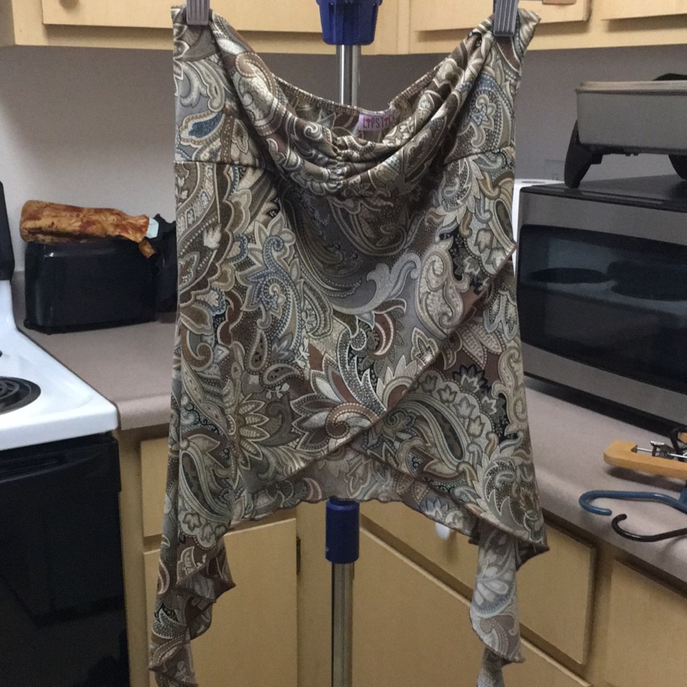 Strapless shirt